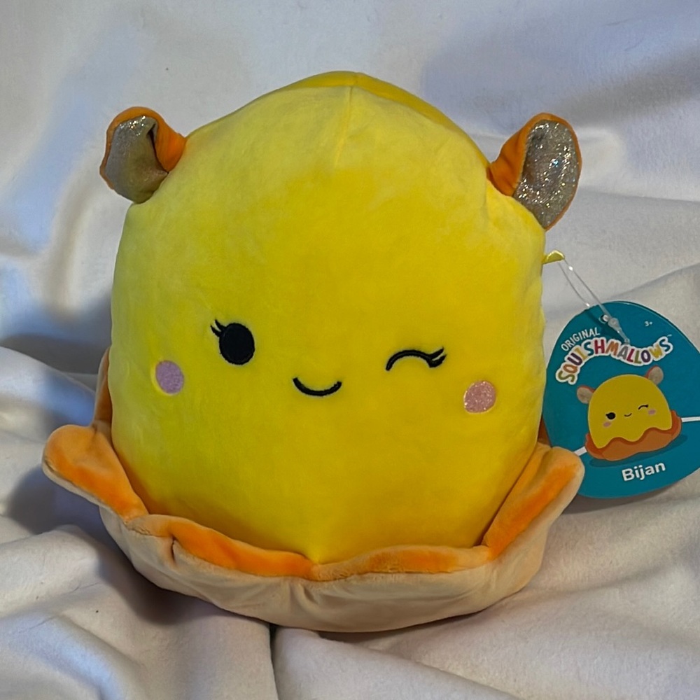 Kellytoy Squishmallows 7.5" Bijan the Dumbo Octopus Sealife Squad New with tags!